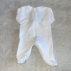 (2 for $10) George white zip footie/ sleeper